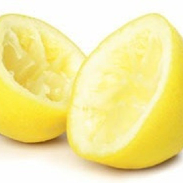 Fresh cut lemons